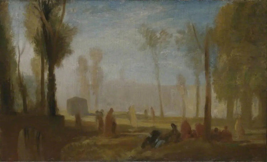 Rouen: Uma Vista da Margem Esquerda no Faubourg St-Sever - J. M. W. Turner