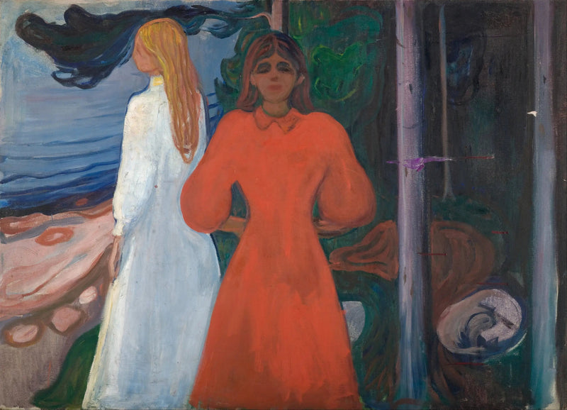 Vermelho e Branco - Edvard Munch