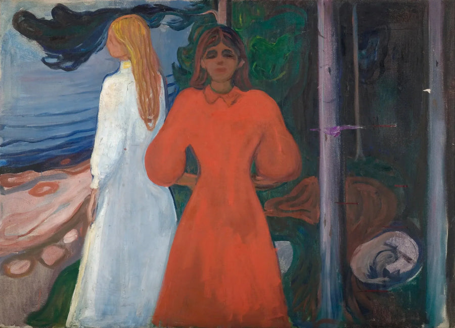Vermelho e Branco - Edvard Munch