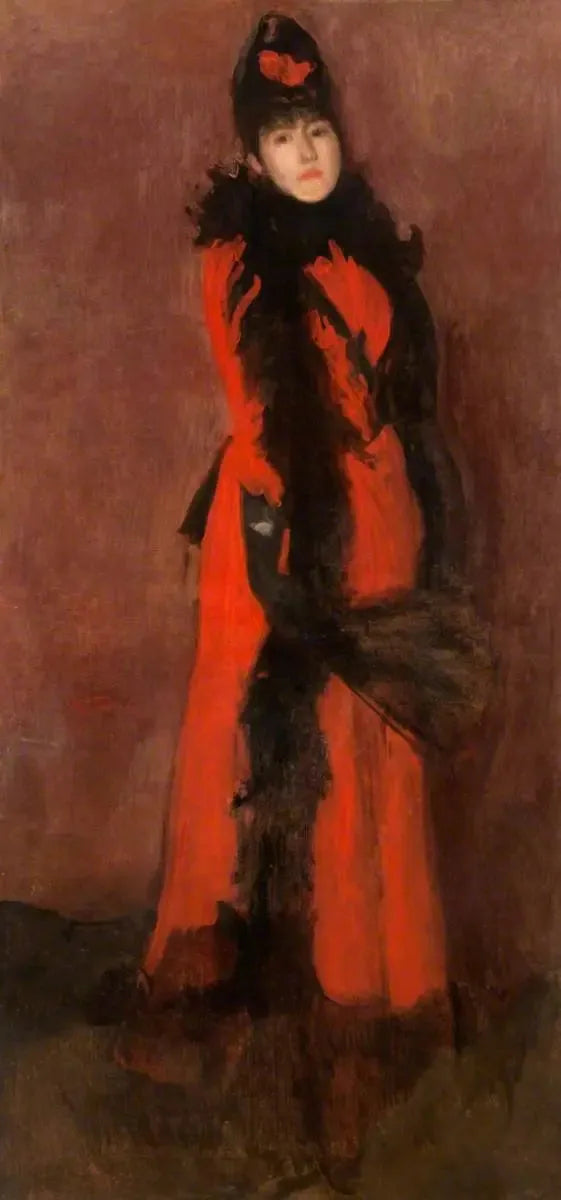 Vermelho e Preto: O Fã - James Abbott McNeill Whistler