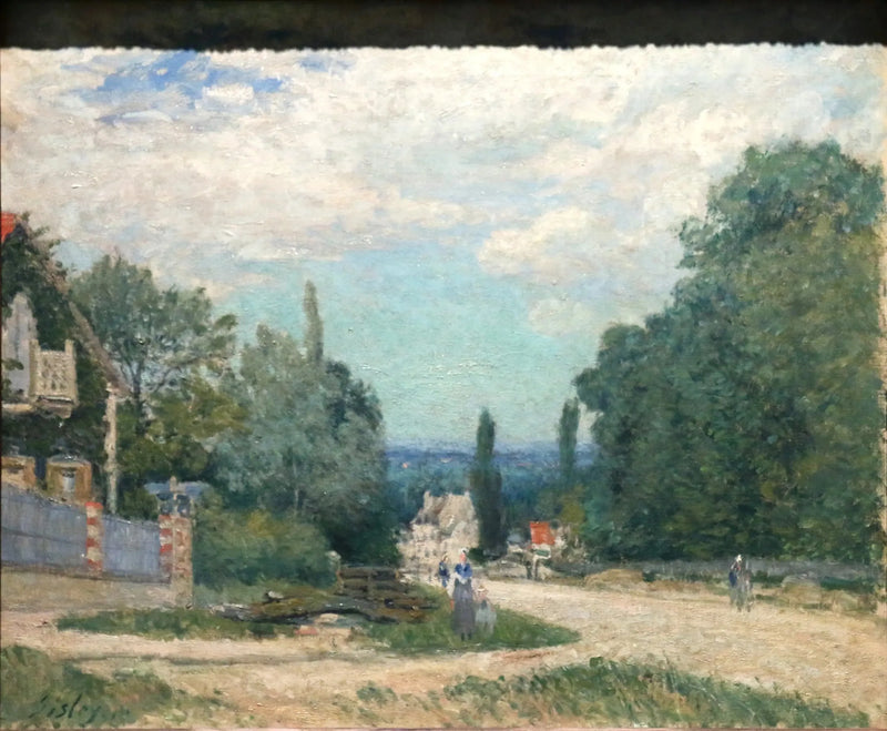 Estrada de Louveciennes - Alfred Sisley