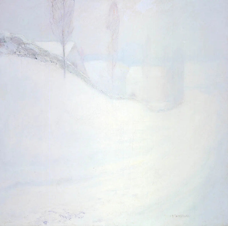 Estrada de Round Hill - John Henry Twachtman