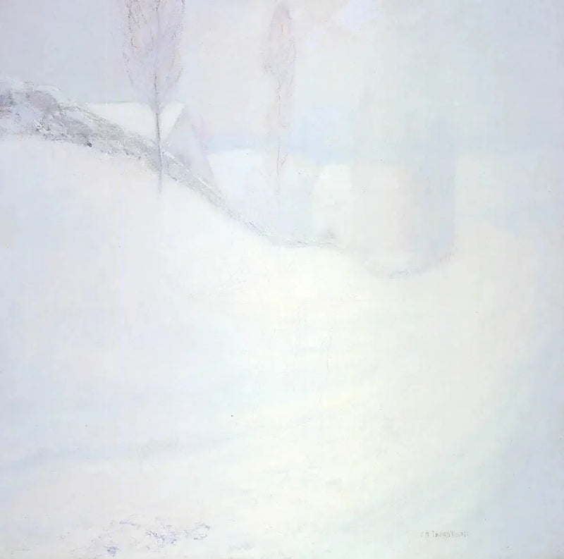 Estrada de Round Hill - John Henry Twachtman