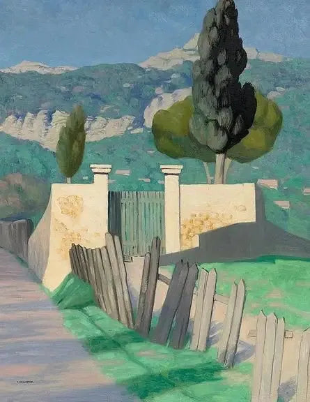 Estrada de Sainte-Anne e o Faron - Félix Vallotton