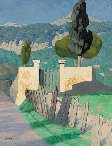 Estrada de Sainte-Anne e o Faron - Félix Vallotton