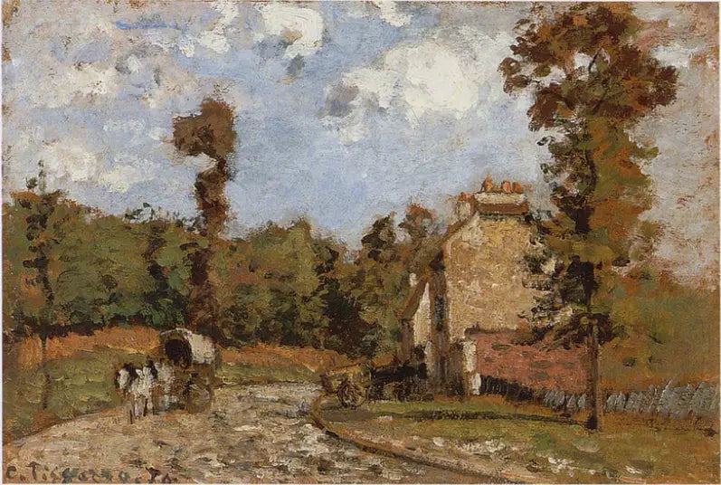 Estrada de Versalhes, Marly-le-Roi - Camille Pissarro