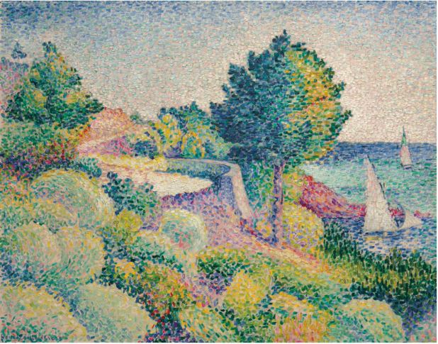 Rota do Lavandou até Saint-Clair - Henri-Edmond Cross