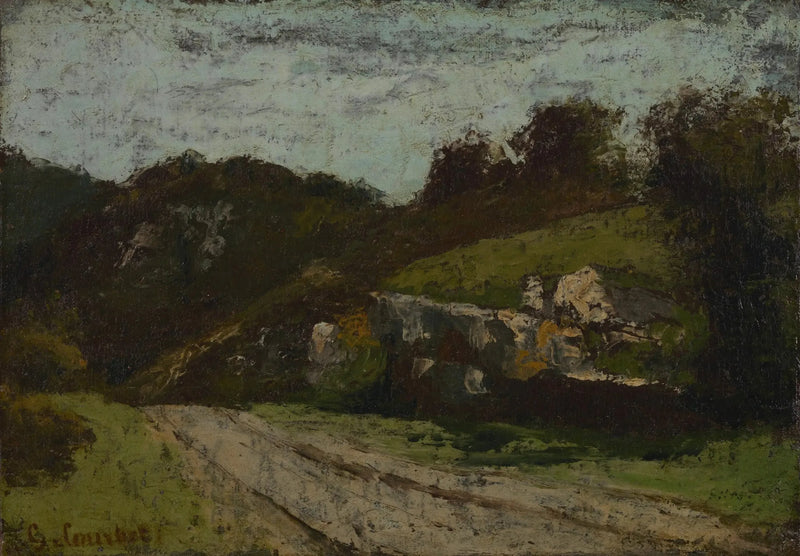 Rota ensolarada - Gustave Courbet