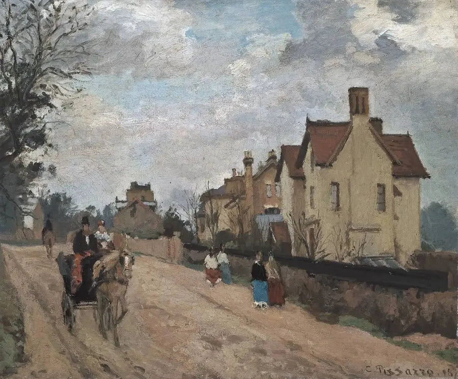 Rua em Upper Norwood - Camille Pissarro