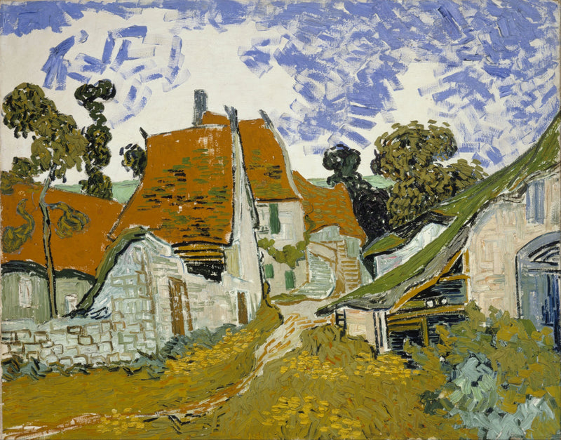 Rua em Auvers-sur-Oise - Vincent van Gogh