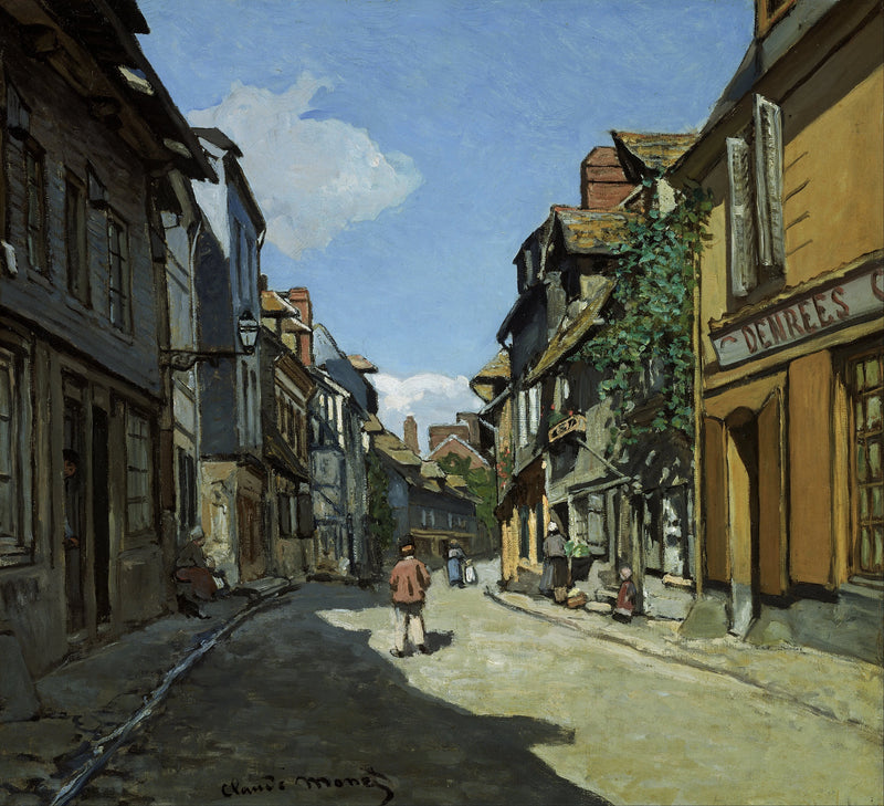 Rua de la Bavole, Honfleur W33 - Claude Monet