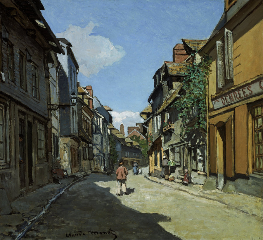 Rua de la Bavole, Honfleur W33 - Claude Monet