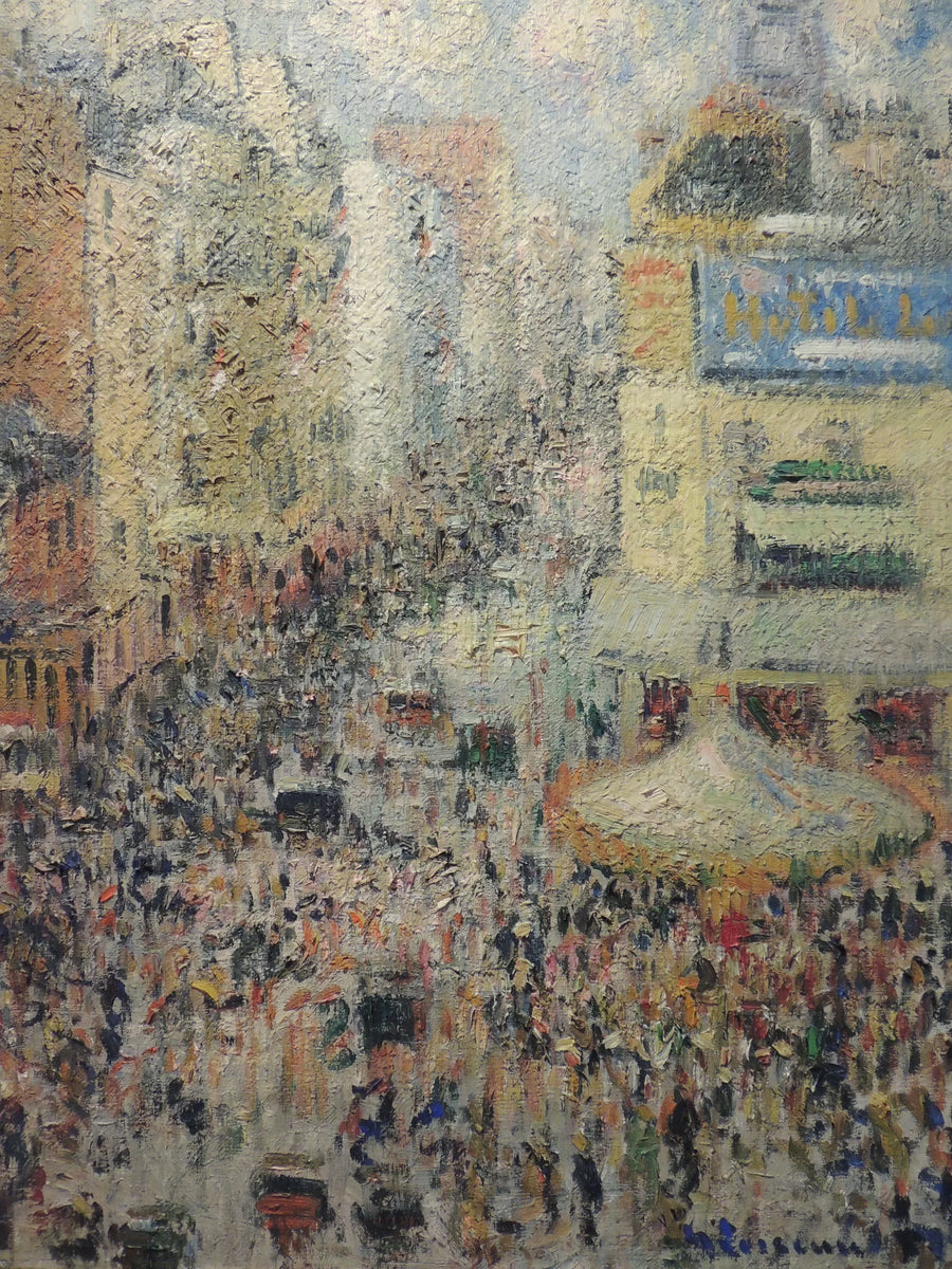 Rue Clignancourt em Paris, 14 de julho de 1926 - Gustave Loiseau