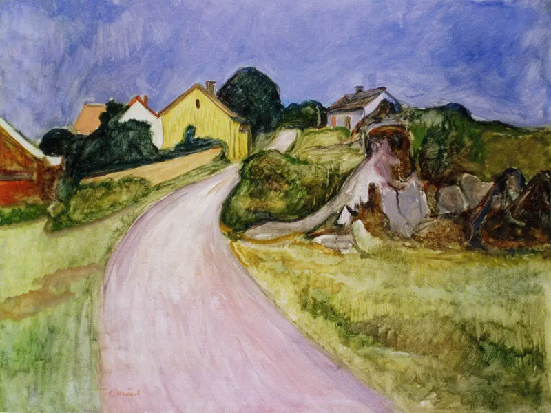 rua de Åsgårdstrand - Edvard Munch
