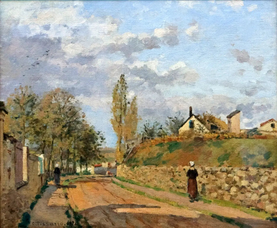 Rua de Beaujour, Pontoise - Camille Pissarro