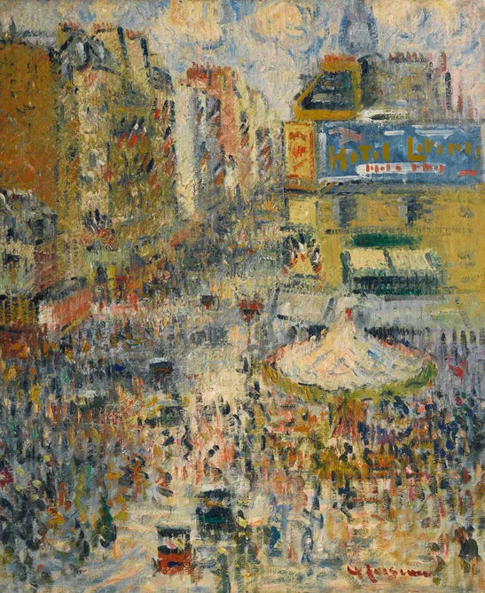 RUE DE CLIGNANCOURT, SOL, LE QUATORZE JUILLET - Gustave Loiseau
