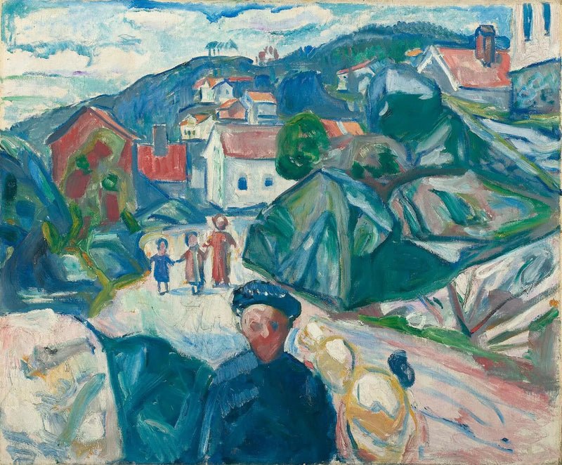 rua de Kragerø - Edvard Munch
