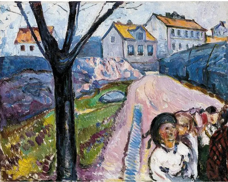 rua de Kragerø - Edvard Munch