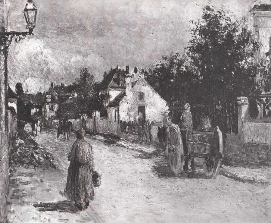 Rua da Hermitage, Pontoise (1879) - Camille Pissarro