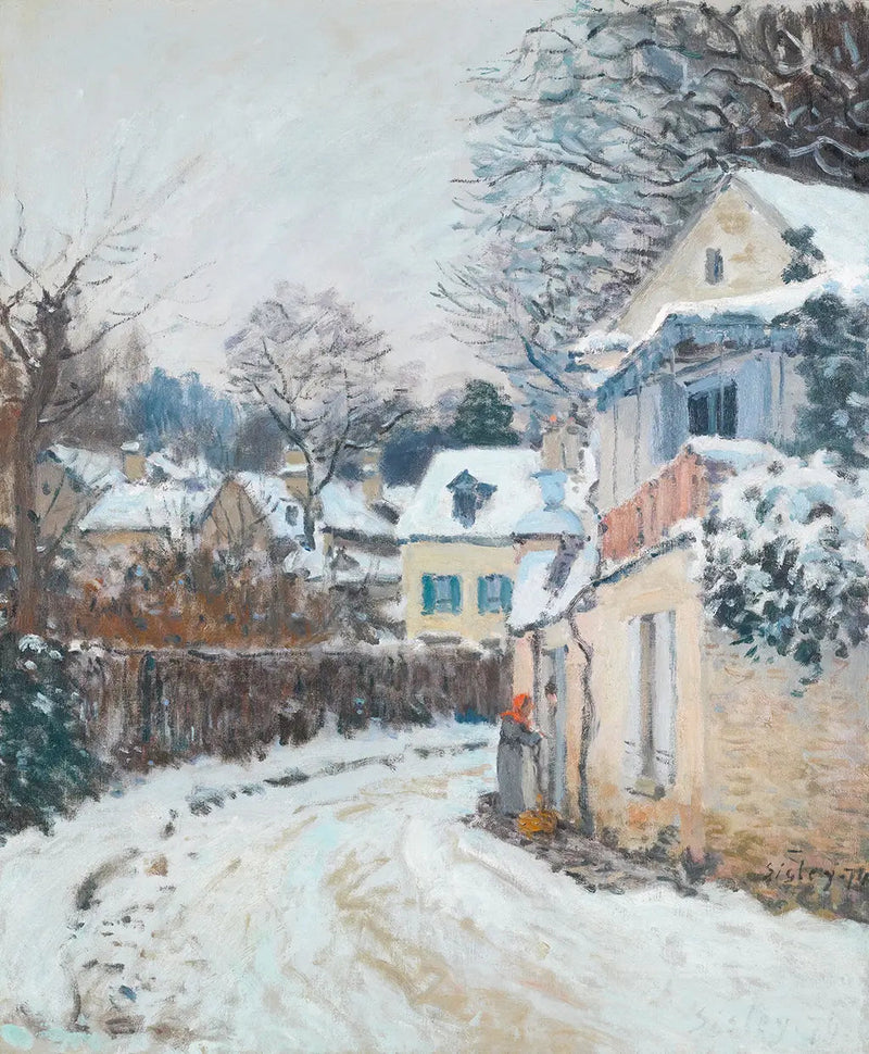 Rua da Princesa, inverno - Alfred Sisley