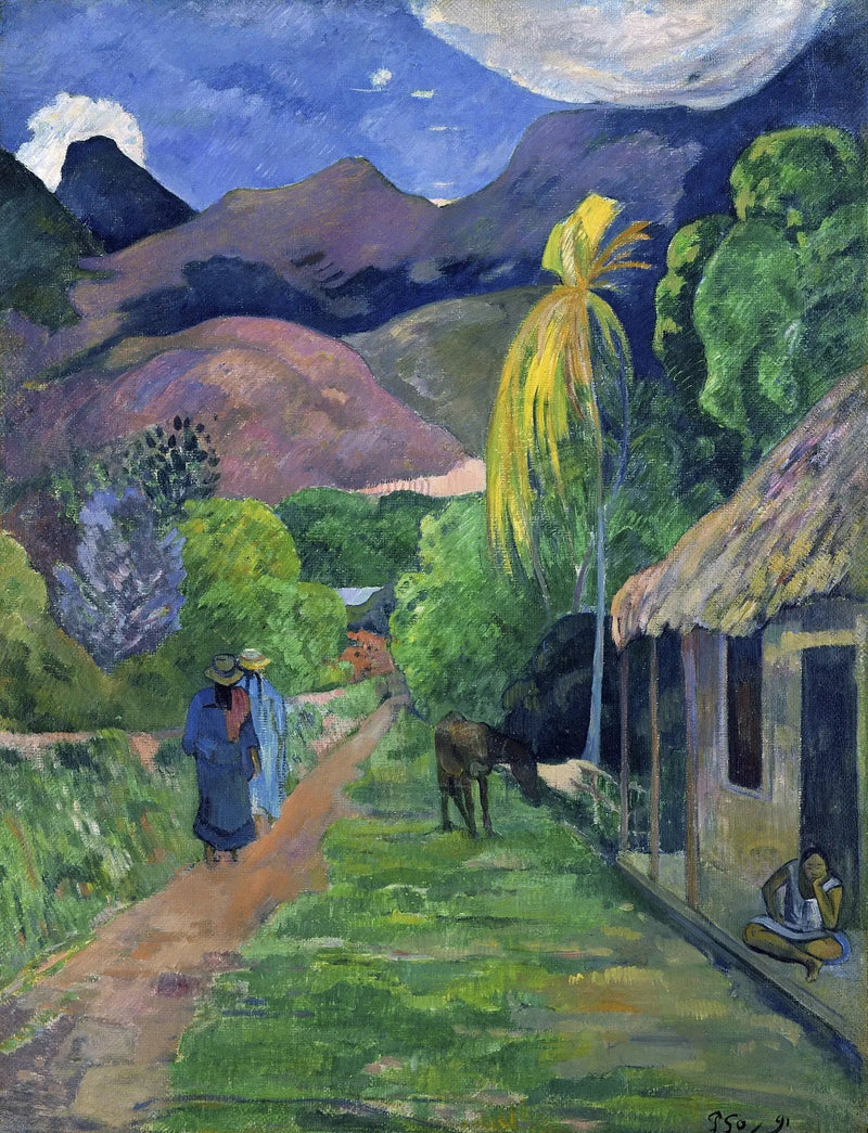 Rua de Tahiti - Paul Gauguin