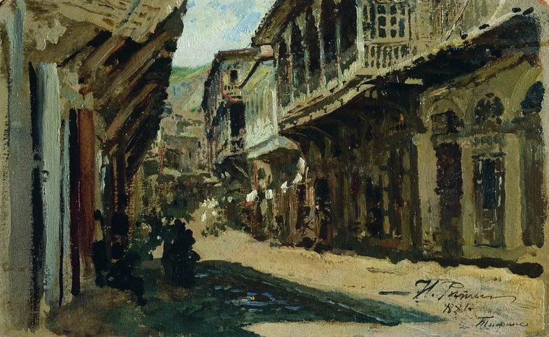 Rua de Tiflis - Ilya Repin