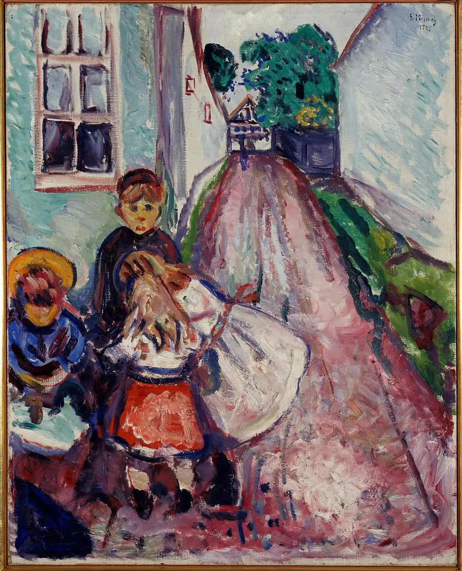 rua de Warnemünde - Edvard Munch