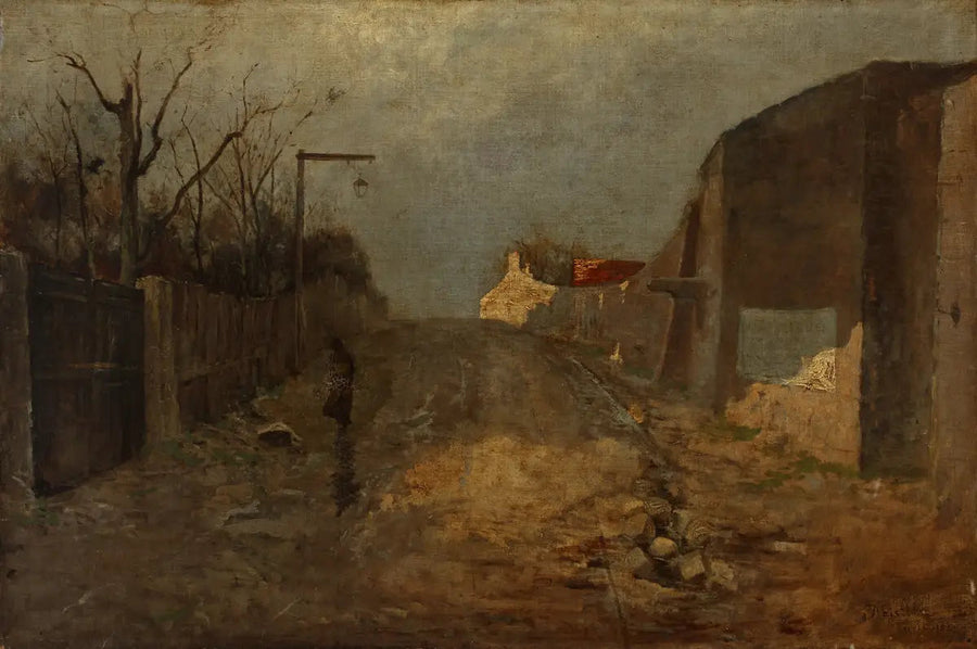 Rua das Buttes (Montmartre) - James Abbott McNeill Whistler