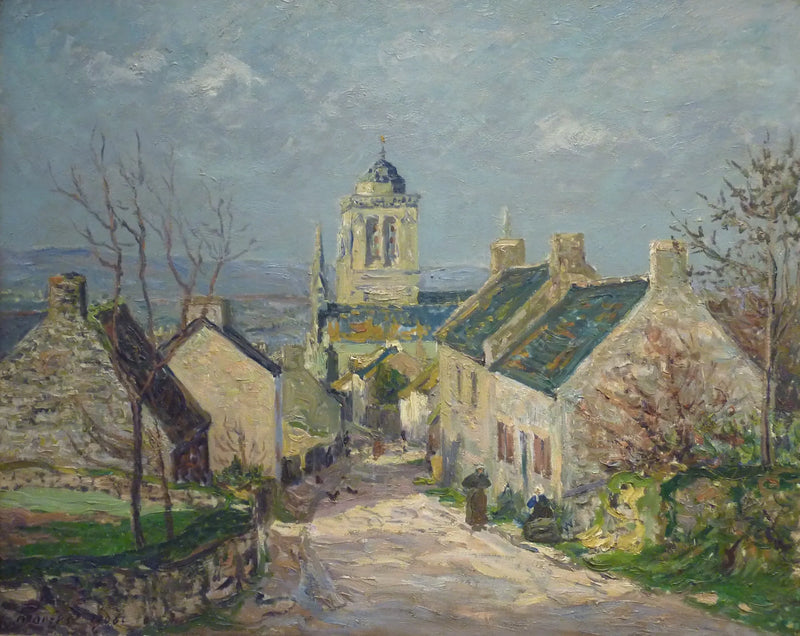 rua descendente em Locronan - Maxime Maufra