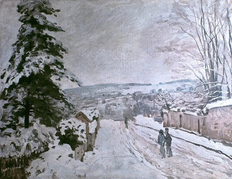 Rua do Coração Voador em Louveciennes - Alfred Sisley