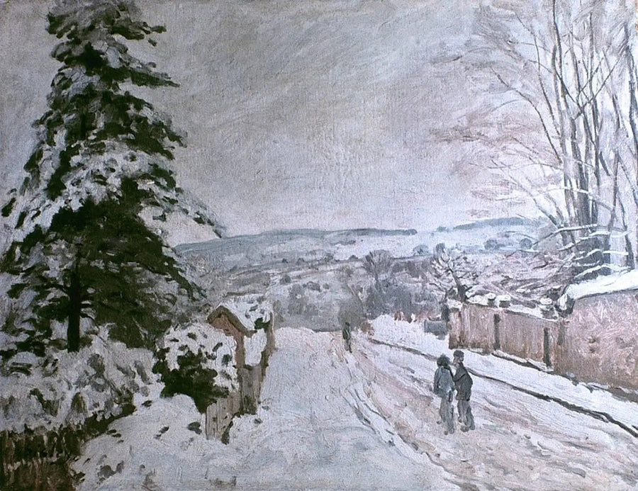 Rua do Coração Voador em Louveciennes - Alfred Sisley