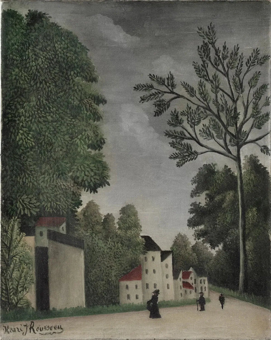 Rua da Vila - Henri Rousseau