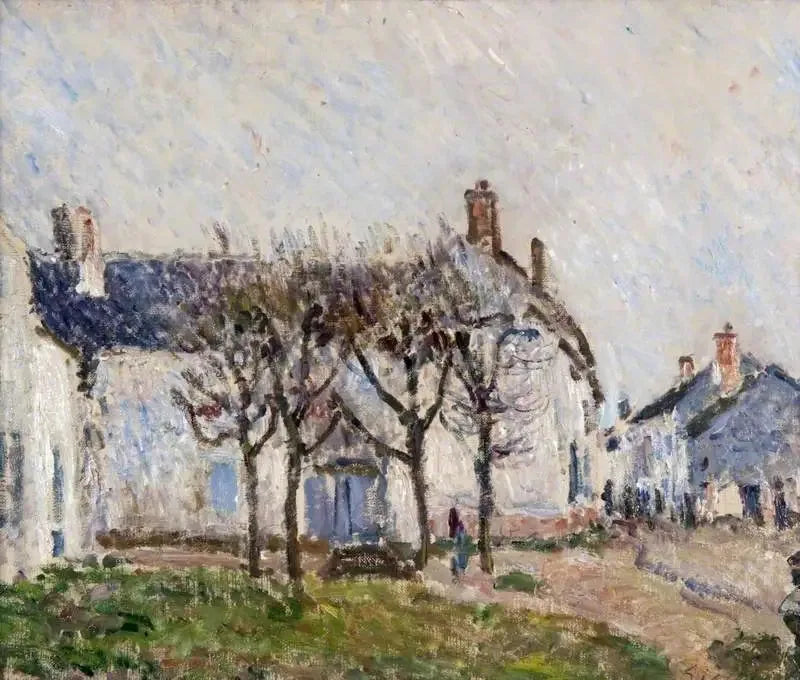 Rua da Vila, Moret-sur-Loing - Alfred Sisley