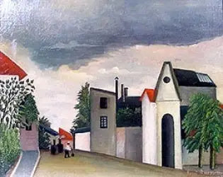 Rua no Subúrbio - Henri Rousseau