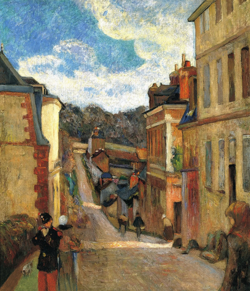 Rua Jouvenet em Rouen - Paul Gauguin