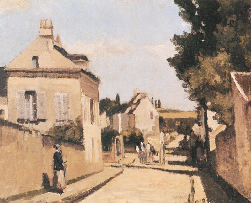 Rua L'Hermitage - Camille Pissarro