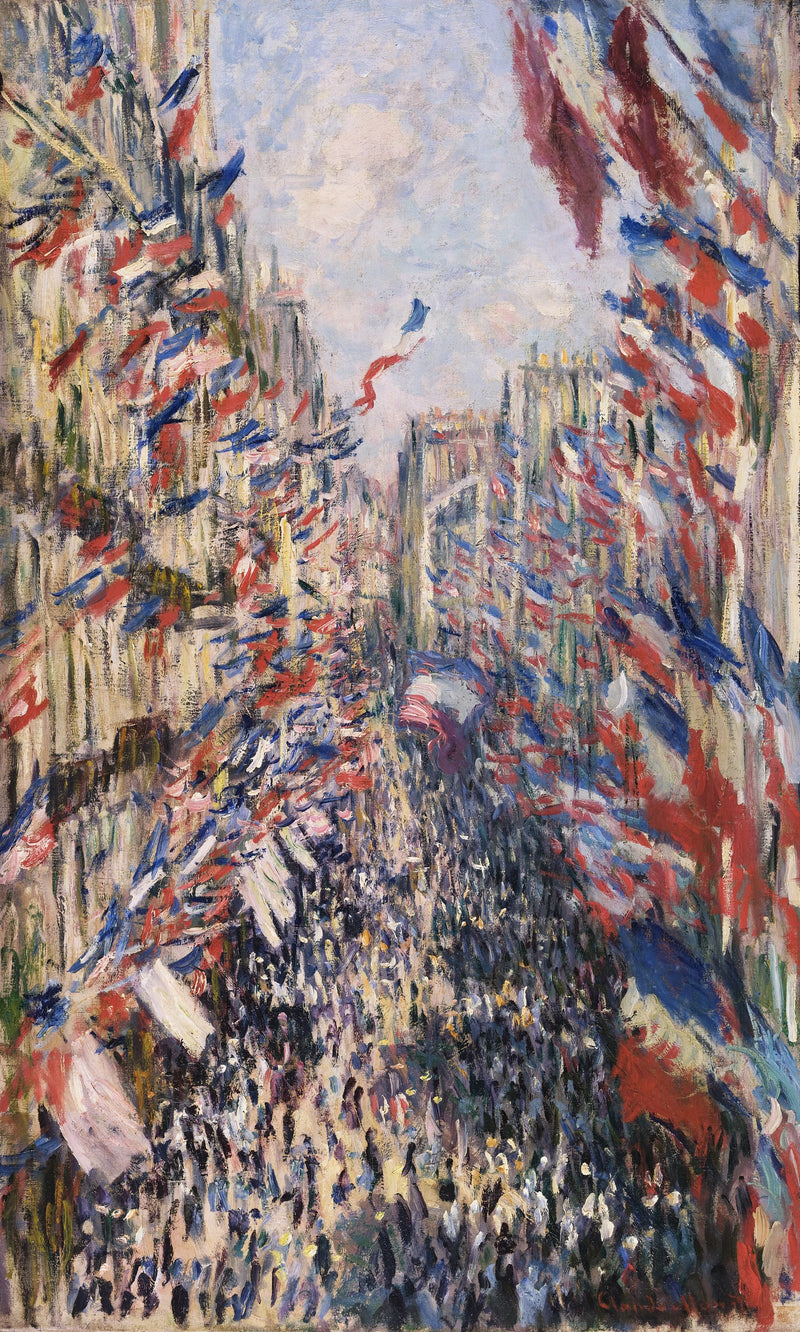 Rue Montorgueil, celebração de 30 de junho de 1878 W469 - Claude Monet