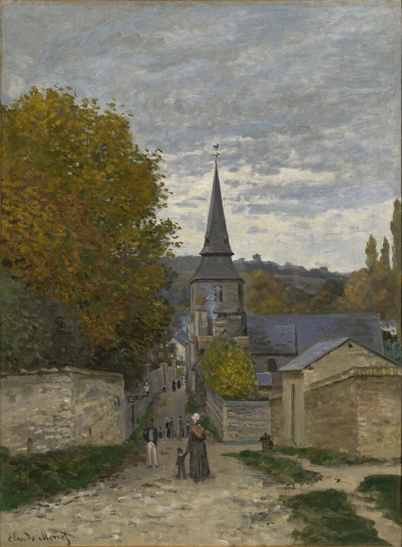 Rua em Sainte-Adresse W98 - Claude Monet