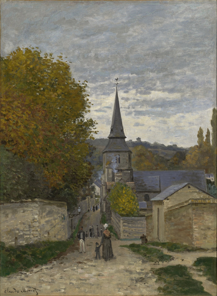 Rua em Sainte-Adresse W98 - Claude Monet