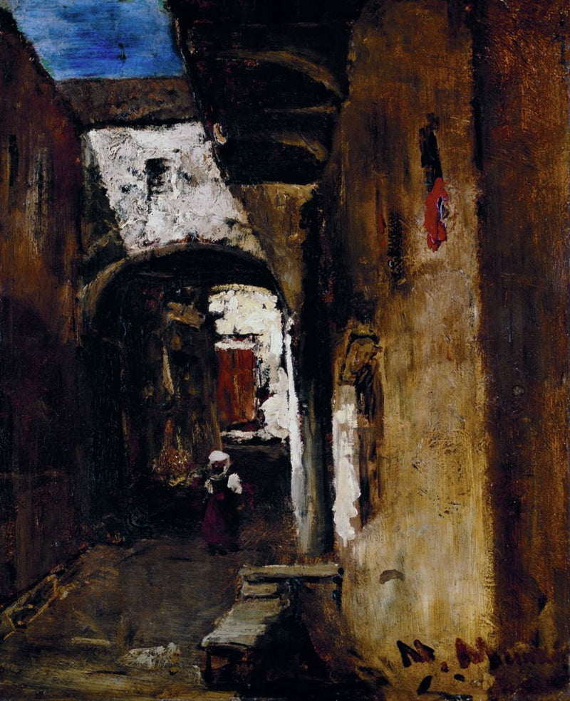 Rue Sombre - Mihály Munkácsy