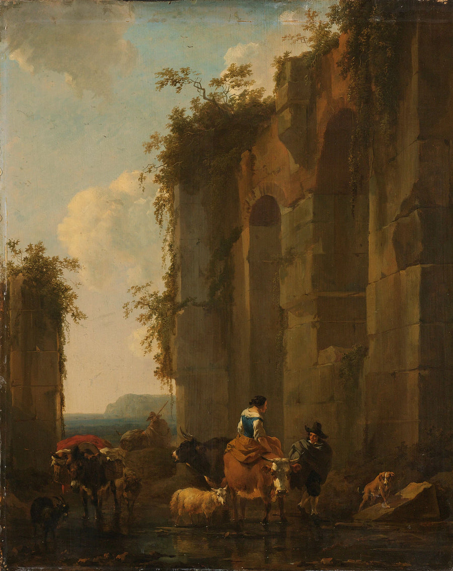 ruine italienne - Nicolaes Berchem