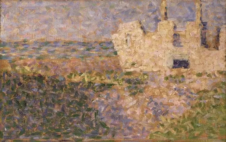 Ruínas em Grandcamp - Georges Seurat