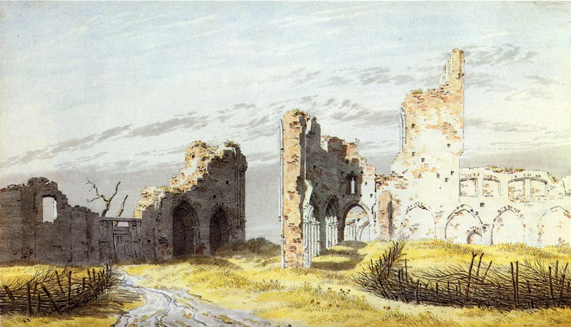 ruínas da Abadia de Eldena - Caspar David Friedrich