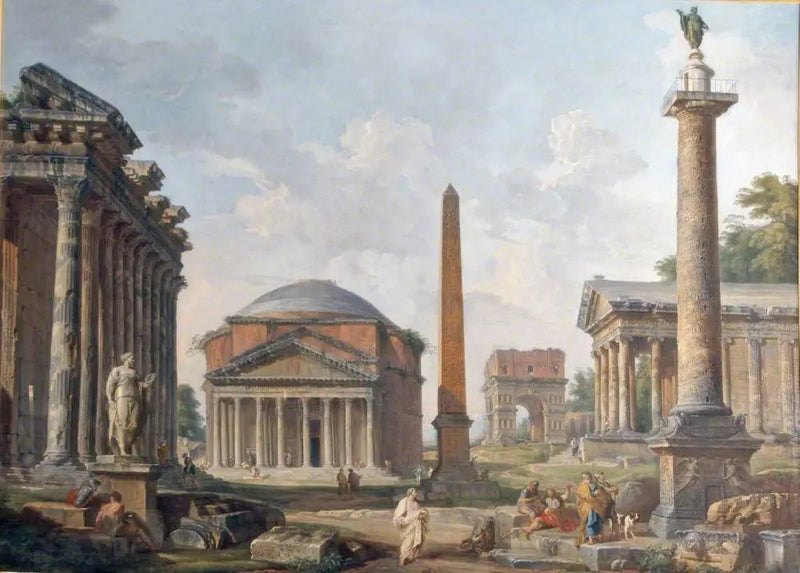 Ruínas de Roma - Giovanni Paolo Panini