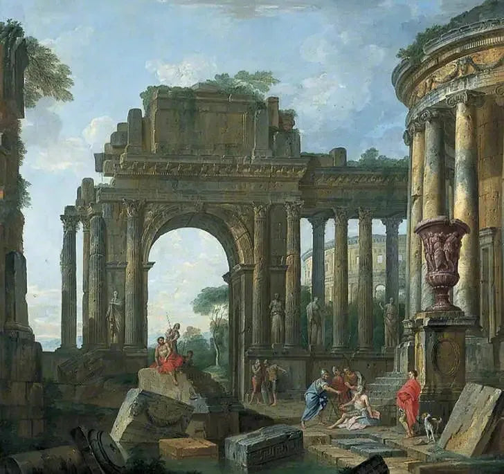 Ruínas Romanas - Giovanni Paolo Panini