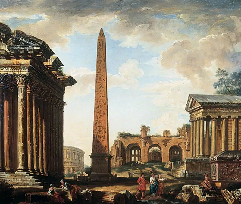 Ruínas Romanas - Giovanni Paolo Panini