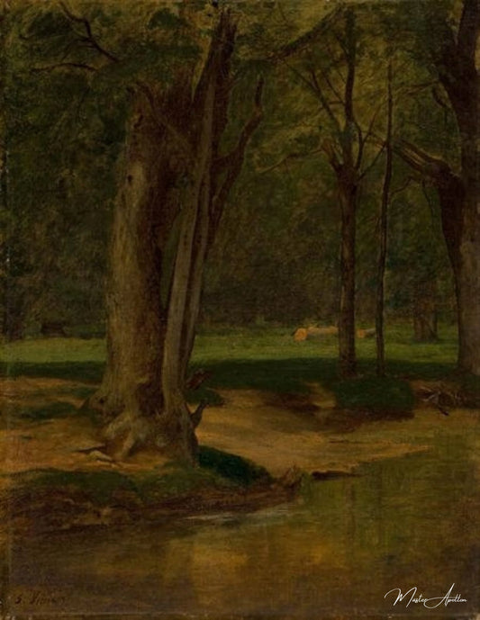 Trout Stream, North Conway - George Inness - Reproductions de tableaux et peintures haut de gamme