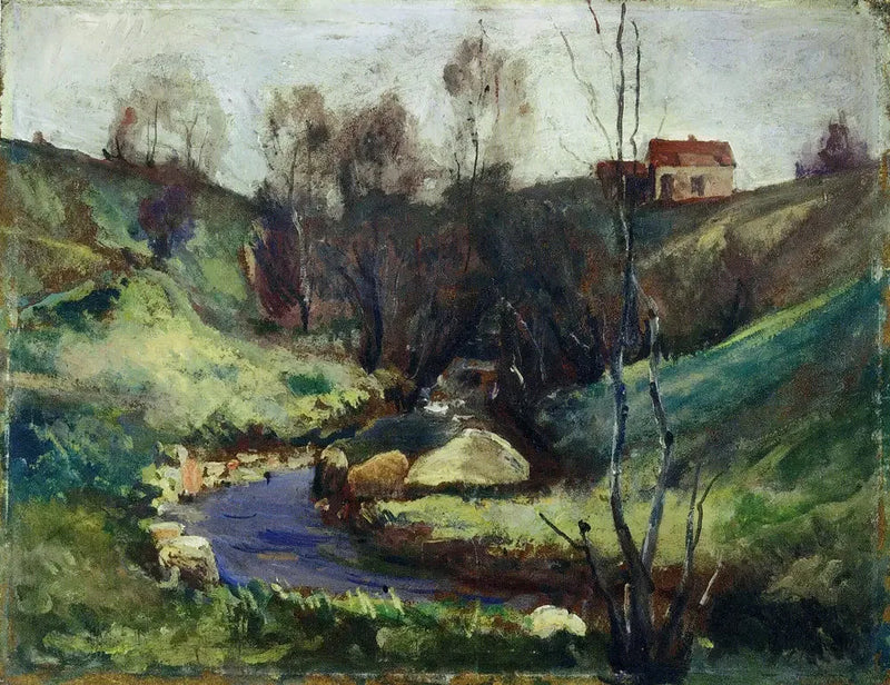 Riacho na primavera - Edvard Munch