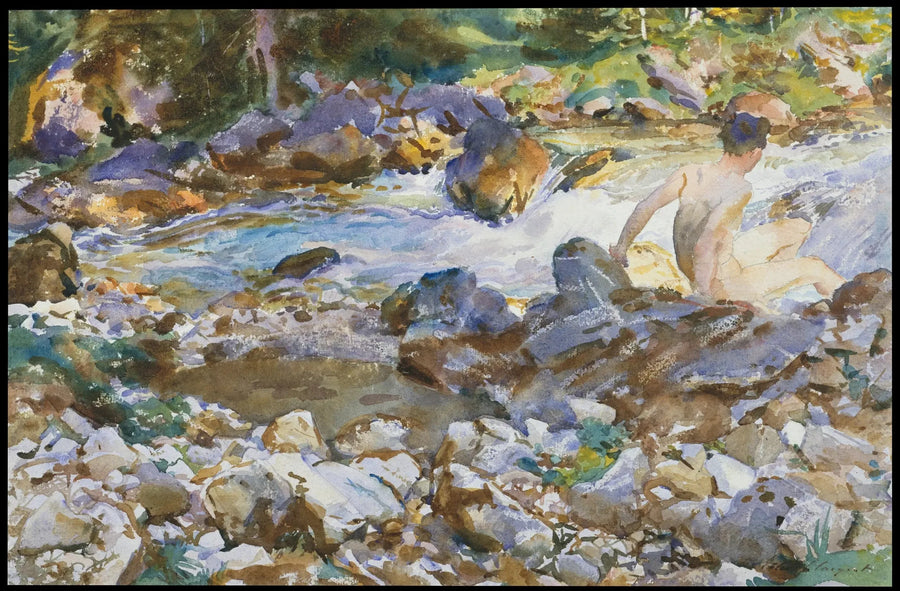 Riacho de montanha - John Singer Sargent