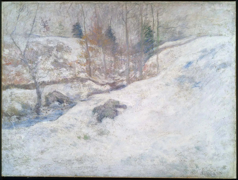  riacho no inverno - John Henry Twachtman